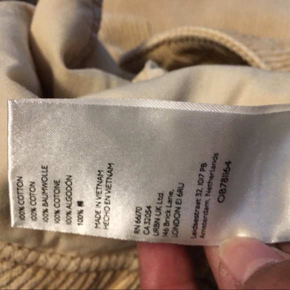 BDG Color Corduroy High-Rise Mom Pant in Tan - Picture 15 of 16